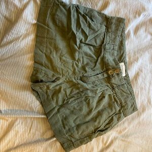 Olive green CK shorts